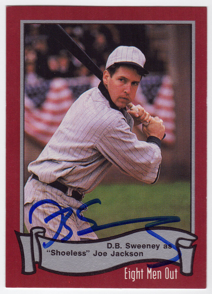 D.B. Sweeney Signed Eight Men Out Shoeless Joe 1988 Pacific Trading Card #13 - SWECAR500 - D.B. Sweeney Signed Eight Men Out Shoeless Joe 1988 Pacific Trading Card #13 product image
