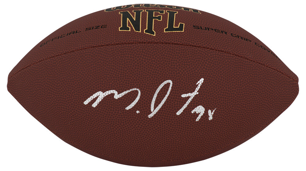 Montez Sweat Signed Wilson Super Grip Full Size NFL Football - SWEFTB300 - Montez Sweat Signed Wilson Super Grip Full Size NFL Football product image