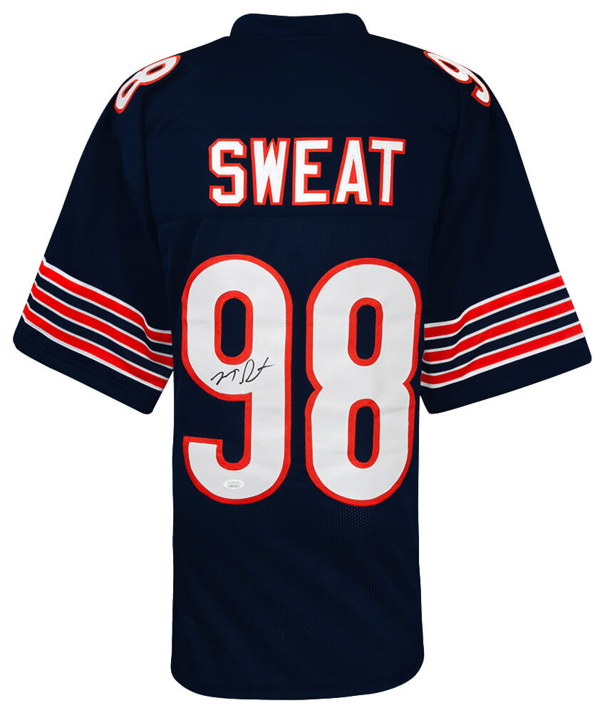 Montez Sweat Signed Navy Custom Football Jersey - (JSA) - SWEJRY300 - Montez Sweat Signed Navy Custom Football Jersey - (JSA) product image