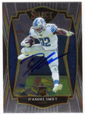 D'Andre Swift Signed Detroit Lions 2020 Panini Select Rookie Football Card #151 - SWICAR302 - D'Andre Swift Signed Detroit Lions 2020 Panini Select Rookie Football Card #151 product image