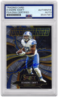 D'Andre Swift Signed Detroit Lions 2020 Select Turbo Charged Rookie Football Card #T19 - (PSA Encapsulated) - SWICAR313 - D'Andre Swift Signed Detroit Lions 2020 Select Turbo Charged Rookie Football Card #T19 - (PSA Encapsulated) product image
