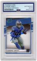 D'Andre Swift Signed Lions 2020 Donruss Clearly Rated Rookie Football Card #RR-DS - (PSA Encapsulated) - SWICAR316 - D'Andre Swift Signed Lions 2020 Donruss Clearly Rated Rookie Football Card #RR-DS - (PSA Encapsulated) product image