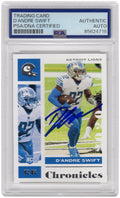 D'Andre Swift Signed Lions 2020 Panini Chronicles Rookie Football Card #32 - (PSA Encapsulated) - SWICAR319 - D'Andre Swift Signed Lions 2020 Panini Chronicles Rookie Football Card #32 - (PSA Encapsulated) product image