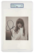 Taylor Swift Signed 'The Tortured Poets Department' 5x5 CD Insert w/Heart - (PSA/DNA Encapsulated - Auto 9 Grade) - SWICAR512 - Taylor Swift Signed 'The Tortured Poets Department' 5x5 CD Insert w/Heart - (PSA/DNA Encapsulated - Auto 9 Grade) product image