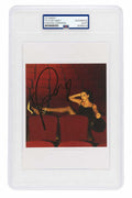Taylor Swift Signed 'Life Of A Showgirl' (In Seats) 5x5 CD Insert w/Heart - (PSA/DNA Encapsulated) - SWICAR515 - Taylor Swift Signed 'Life Of A Showgirl' (In Seats) 5x5 CD Insert w/Heart - (PSA/DNA Encapsulated) product image