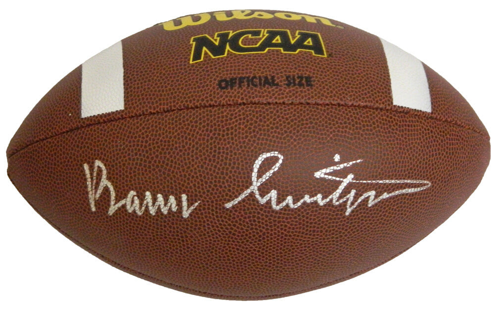 Barry Switzer Signed Wilson NCAA Full Size Football - SWIFTB300 - Barry Switzer Signed Wilson NCAA Full Size Football product image