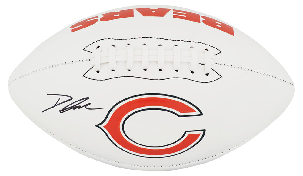 D'Andre Swift Signed Chicago Bears Franklin White Logo Football - SWIFTB311 - D'Andre Swift Signed Chicago Bears Franklin White Logo Football product image