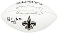Pat Swilling Signed New Orleans Saints Franklin White Logo Football - SWIFTB321 - Pat Swilling Signed New Orleans Saints Franklin White Logo Football product image