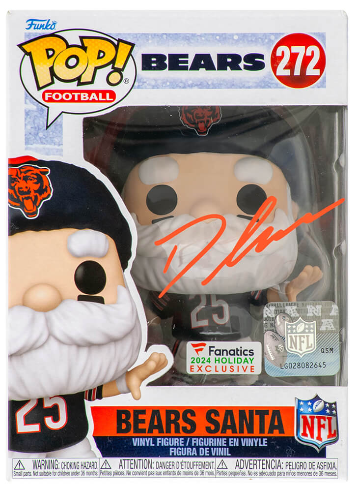 D'Andre Swift Signed Chicago Bears 'SANTA' Funko Pop Doll #272 - SWIFUN300 - D'Andre Swift Signed Chicago Bears 'SANTA' Funko Pop Doll #272 product image