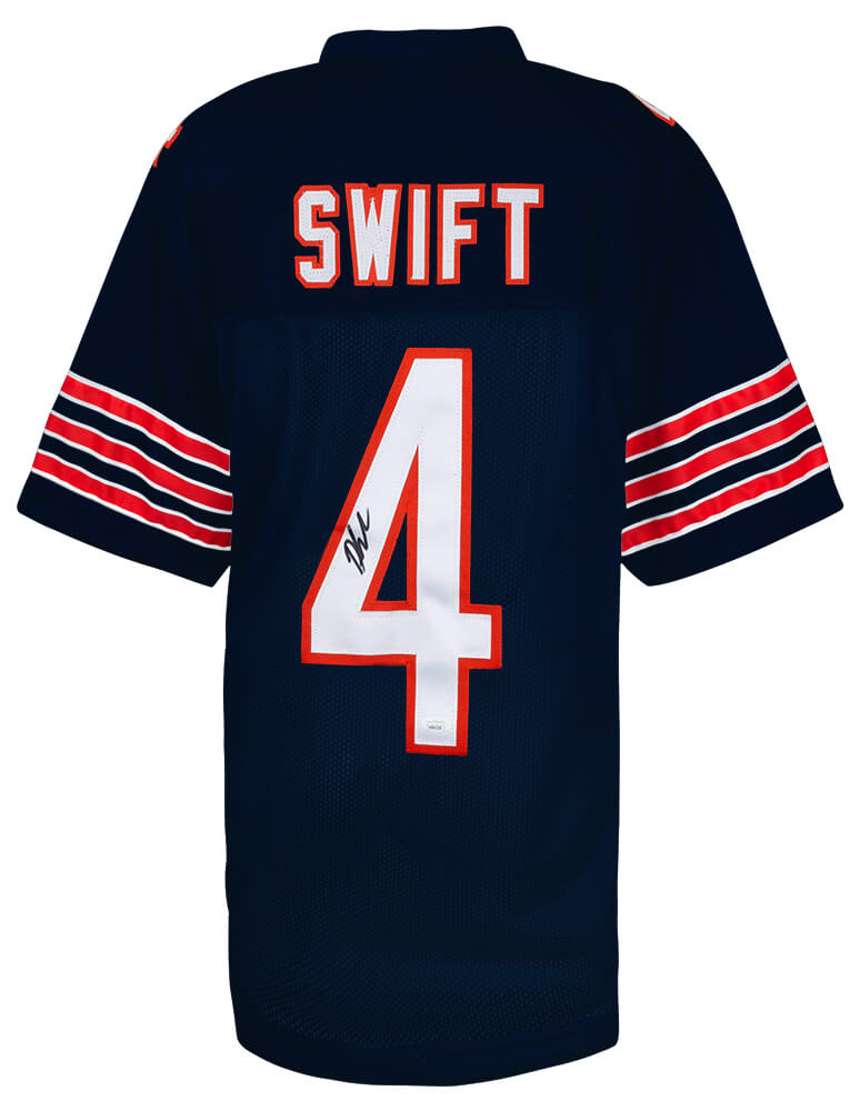 D'Andre Swift Signed Navy Custom Football Jersey (JSA HOLO) - SWIJRY310 - D'Andre Swift Signed Navy Custom Football Jersey (JSA HOLO) product image