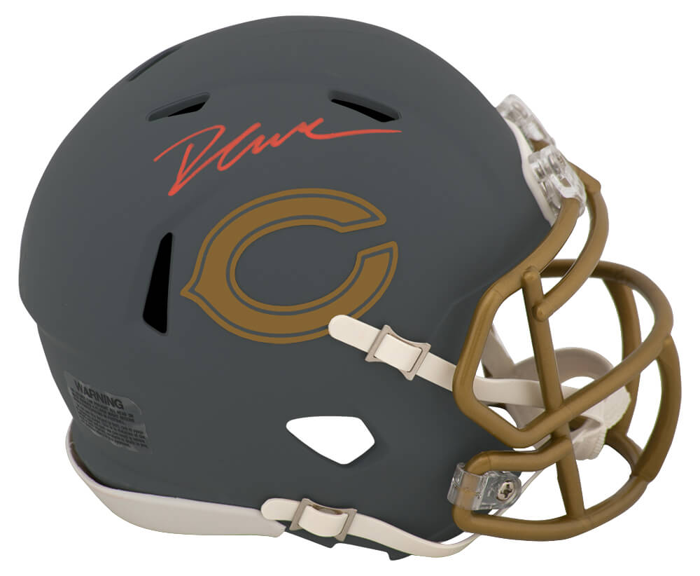 D'Andre Swift Signed Chicago Bears SLATE Riddell Speed Mini Helmet - SWIMIN311 - D'Andre Swift Signed Chicago Bears SLATE Riddell Speed Mini Helmet product image