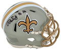 Pat Swilling Signed New Orleans Saints FLASH Riddell Speed Mini Helmet - SWIMIN322 - Pat Swilling Signed New Orleans Saints FLASH Riddell Speed Mini Helmet product image