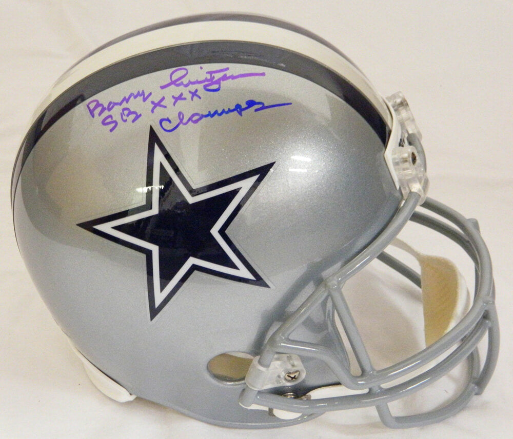 Barry Switzer Signed Dallas Cowboys Riddell F/S Replica Helmet w/SB XXX Champs - SWIREP301 - Barry Switzer Signed Dallas Cowboys Riddell F/S Replica Helmet w/SB XXX Champs product image