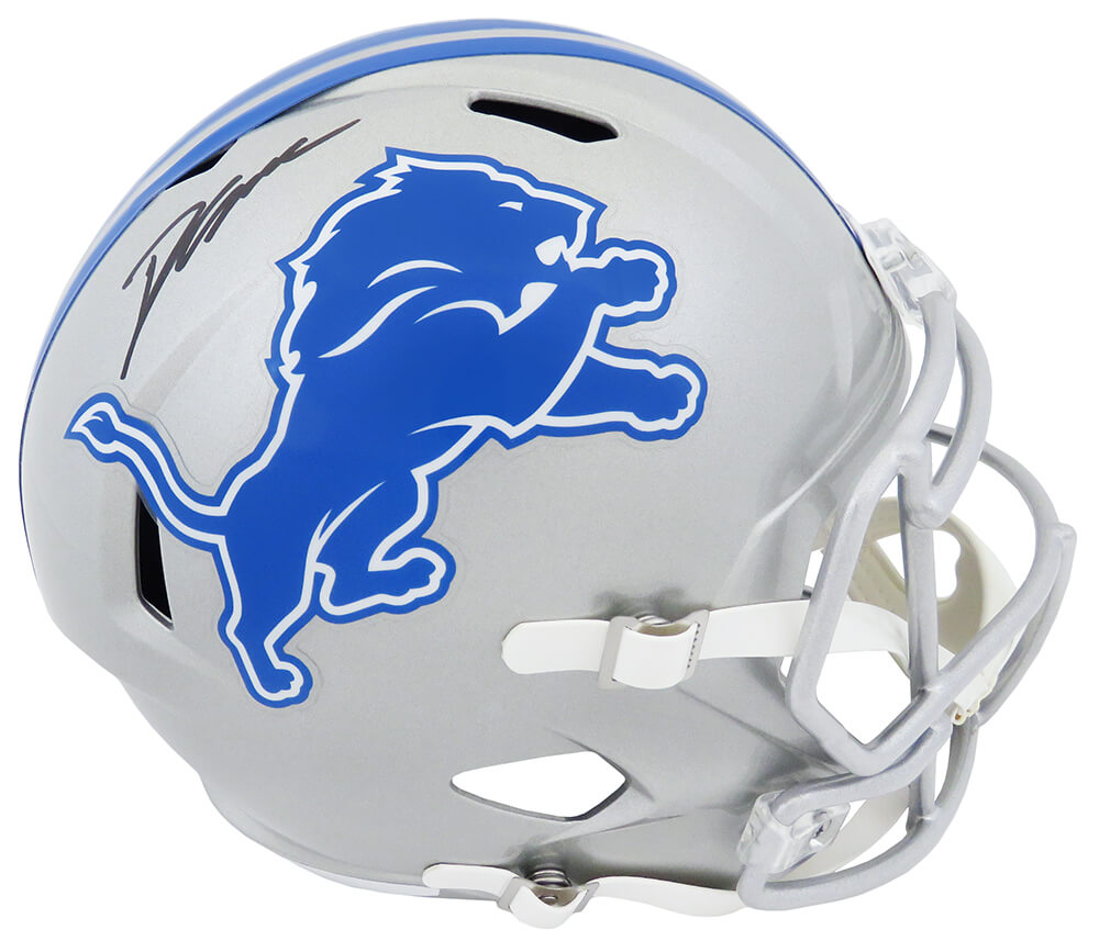 D'Andre Swift Signed Detroit Lions Riddell Full Size Speed Replica Helmet - (Fanatics) - SWIREP310 - D'Andre Swift Signed Detroit Lions Riddell Full Size Speed Replica Helmet - (Fanatics) product image