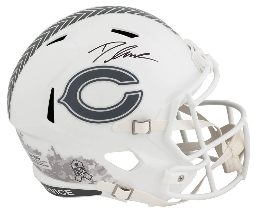 D'Andre Swift Signed Chicago Bears 2024 SALUTE White Riddell Full Size Speed Replica Helmet - SWIREP315 - D'Andre Swift Signed Chicago Bears 2024 SALUTE White Riddell Full Size Speed Replica Helmet product image