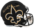 Pat Swilling Signed New Orleans Saints AMP Riddell Full Size Speed Replica Helmet w/91 DPOY - SWIREP322 - Pat Swilling Signed New Orleans Saints AMP Riddell Full Size Speed Replica Helmet w/91 DPOY product image