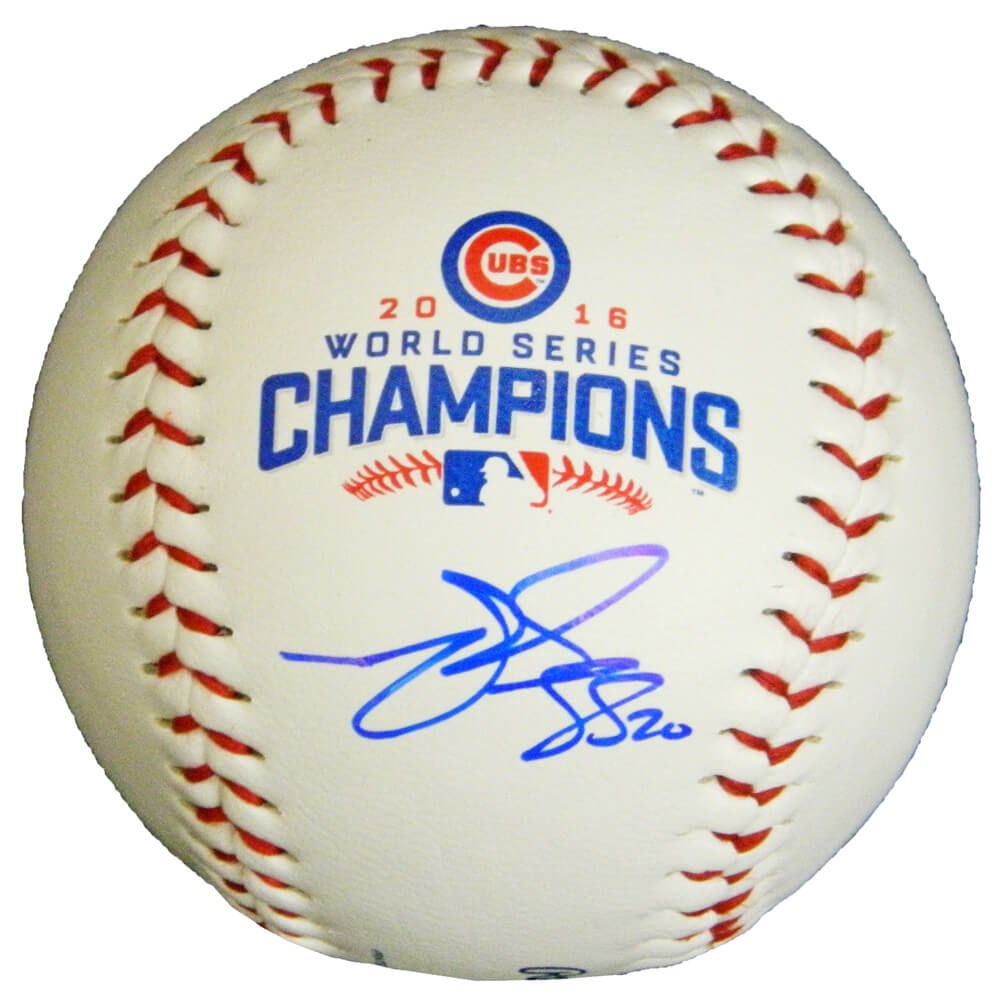Matt Szczur Signed Chicago Cubs 2016 World Series Champions White Logo Baseball - SZCBSB107 - Matt Szczur Signed Chicago Cubs 2016 World Series Champions White Logo Baseball product image