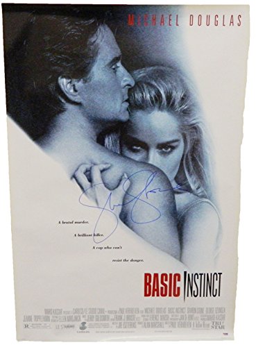 Sharon Stone Signed Basic Instinct 27x40 Full Size Movie Poster - STOPST501 - Sharon Stone Signed Basic Instinct 27x40 Full Size Movie Poster product image