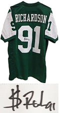 Sheldon Richardson Signed Green Custom Jersey - RICJRY300 - Sheldon Richardson Signed Green Custom Jersey product image