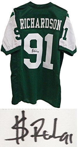 Sheldon Richardson Signed Green Custom Jersey - RICJRY300 - Sheldon Richardson Signed Green Custom Jersey product image