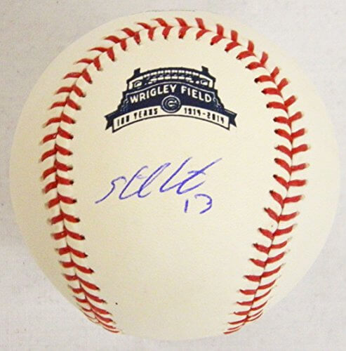 Starlin Castro Signed Rawlings Wrigley Field 100th Anniversary Baseball - CASBSB103 - Starlin Castro Signed Rawlings Wrigley Field 100th Anniversary Baseball product image