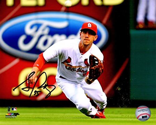 Stephen Piscotty Signed St Louis Cardinals Fielding Dive Action 8x10 Photo - PIS08P102 - Stephen Piscotty Signed St Louis Cardinals Fielding Dive Action 8x10 Photo product image