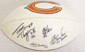 Steve McMichael, Otis Wilson, Mark Bortz, Tom Thayer Multi-Signed Autographed Bears Logo Football - BORFTB300 - Steve McMichael, Otis Wilson, Mark Bortz, Tom Thayer Multi-Signed Autographed Bears Logo Football product image