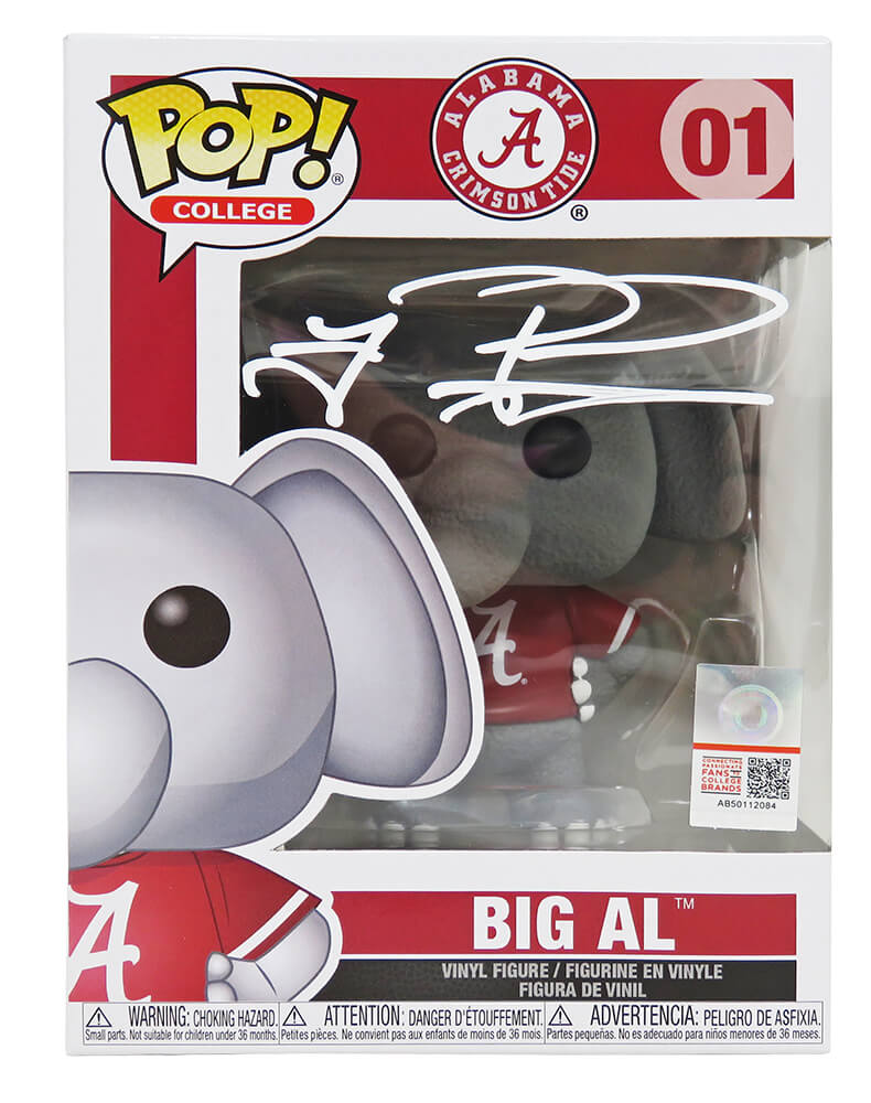 Tua Tagovailoa Signed Alabama Crimson Tide Big Al Mascot Funko Pop Doll #01 - TAGFUN300 - Tua Tagovailoa Signed Alabama Crimson Tide Big Al Mascot Funko Pop Doll #01 product image