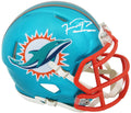 Tua Tagovailoa Signed Miami Dolphins FLASH Riddell Speed Mini Helmet - TAGMIN302 - Tua Tagovailoa Signed Miami Dolphins FLASH Riddell Speed Mini Helmet product image