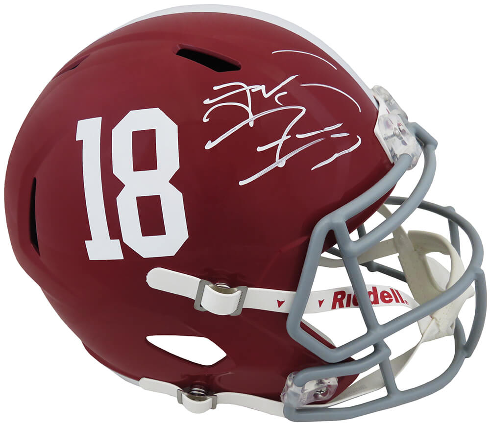 Tua Tagovailoa Signed Alabama Crimson Tide Riddell Full Size Speed Replica Helmet - TAGREP303 - Tua Tagovailoa Signed Alabama Crimson Tide Riddell Full Size Speed Replica Helmet product image