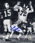 Diron Talbert Signed Rams B&W Action vs. Bills 8x10 Photo - TAL08P310TW - Diron Talbert Signed Rams B&W Action vs. Bills 8x10 Photo product image