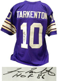 Fran Tarkenton Signed Purple Custom Football Jersey w/HOF'86 (JSA) - TARJRY301 - Fran Tarkenton Signed Purple Custom Football Jersey w/HOF'86 (JSA) product image