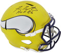 Fran Tarkenton Signed Minnesota Vikings FLASH Riddell Full Size Speed Replica Helmet w/HOF'86 - TARREP304 - Fran Tarkenton Signed Minnesota Vikings FLASH Riddell Full Size Speed Replica Helmet w/HOF'86 product image