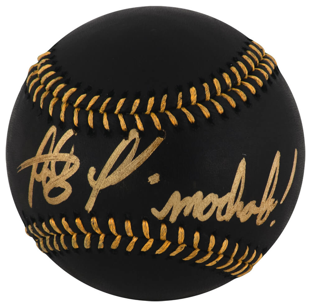 Fernando Tatis Jr. Signed Rawlings Black MLB Baseball w/Machalo - (JSA) - TATBSB106 - Fernando Tatis Jr. Signed Rawlings Black MLB Baseball w/Machalo - (JSA) product image