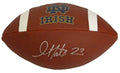 Golden Tate Signed Notre Dame Rawlings Full-Size Logo Football - TATFTB302 - Golden Tate Signed Notre Dame Rawlings Full-Size Logo Football product image