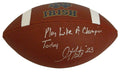 Golden Tate Signed Notre Dame Rawlings Full-Size Logo Football w/Play Like A Champion Today - TATFTB303 - Golden Tate Signed Notre Dame Rawlings Full-Size Logo Football w/Play Like A Champion Today product image