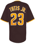 Fernando Tatis Jr. Signed Brown Custom Baseball Jersey - (Beckett) - TATJRY100 - Fernando Tatis Jr. Signed Brown Custom Baseball Jersey - (Beckett) product image