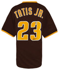 Fernando Tatis Jr. Signed Brown Custom Jersey - (Beckett) - TATJRY101 - Fernando Tatis Jr. Signed Brown Custom Jersey - (Beckett) product image