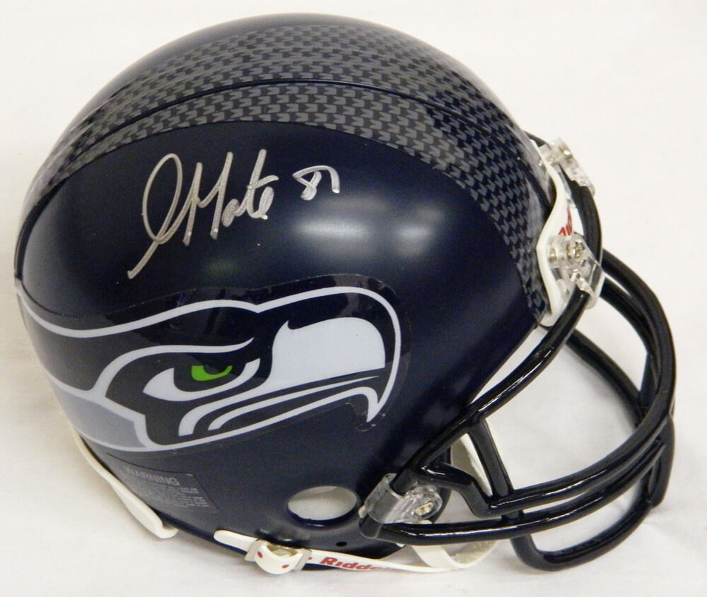 Golden Tate Signed Seahawks Riddell Mini Helmet - TATMIN300 - Golden Tate Signed Seahawks Riddell Mini Helmet product image