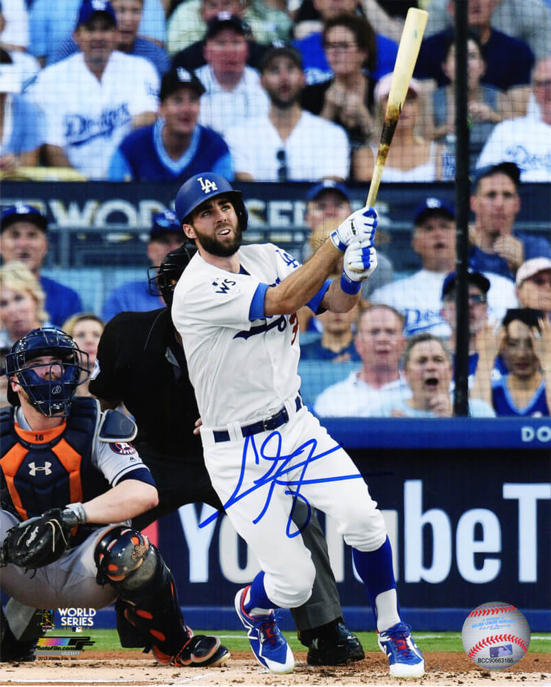 Chris Taylor Signed Los Angeles Dodgers Swinging Action 8x10 Photo - TAY08P100 - Chris Taylor Signed Los Angeles Dodgers Swinging Action 8x10 Photo product image