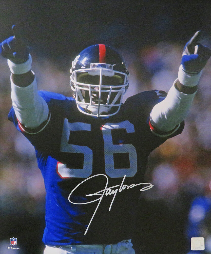 Lawrence Taylor Signed New York Giants Arms Raised 16x20 Photo - TAY16P302 - Lawrence Taylor Signed New York Giants Arms Raised 16x20 Photo product image