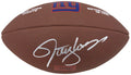 Lawrence Taylor Signed New York Giants Wilson Brown Logo Football - TAYFTB308 - Lawrence Taylor Signed New York Giants Wilson Brown Logo Football product image