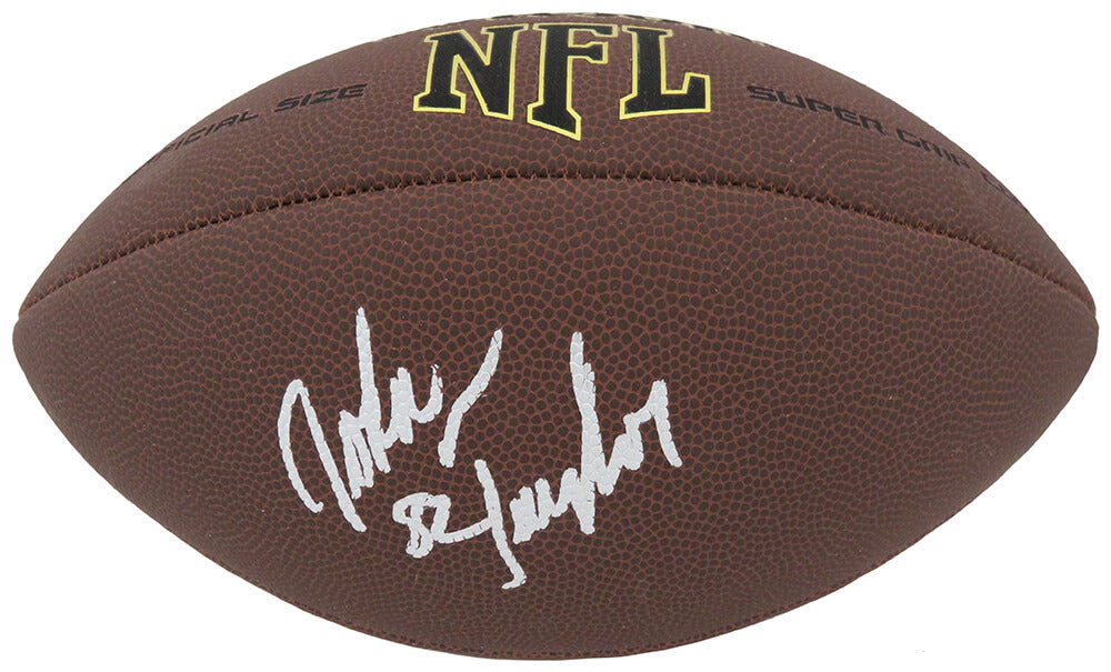 John Taylor Signed Wilson Super Grip Full Size NFL Football - TAYFTB341 - John Taylor Signed Wilson Super Grip Full Size NFL Football product image