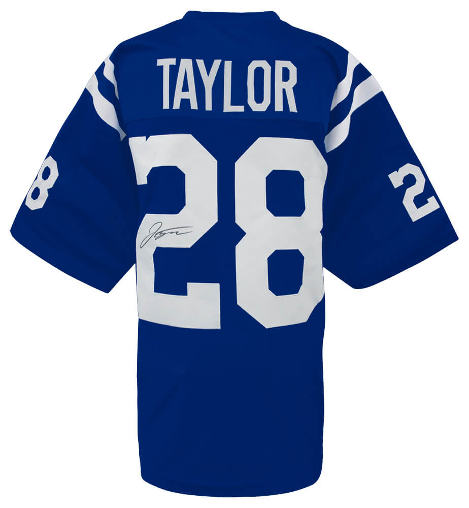 Jonathan Taylor Signed Blue Custom Football Jersey - TAYJRY346 - Jonathan Taylor Signed Blue Custom Football Jersey product image