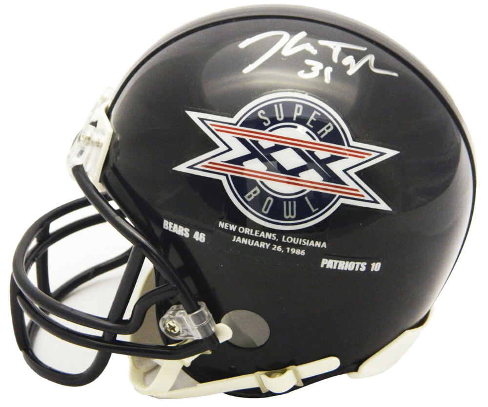Ken Taylor Signed Chicago Bears / Super Bowl XX Champs Logo Riddell Mini Helmet - TAYMIN311 - Ken Taylor Signed Chicago Bears / Super Bowl XX Champs Logo Riddell Mini Helmet product image