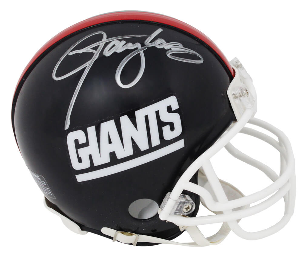 Lawrence Taylor Signed New York Giants Throwback Riddell Mini Helmet - TAYMIN320 - Lawrence Taylor Signed New York Giants Throwback Riddell Mini Helmet product image