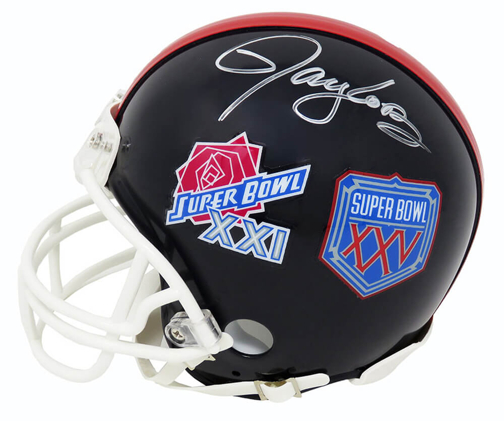 Lawrence Taylor Signed New York Giants Super Bowl XXI & XXV Champs Logo Riddell Mini Helmet - TAYMIN322 - Lawrence Taylor Signed New York Giants Super Bowl XXI & XXV Champs Logo Riddell Mini Helmet product image