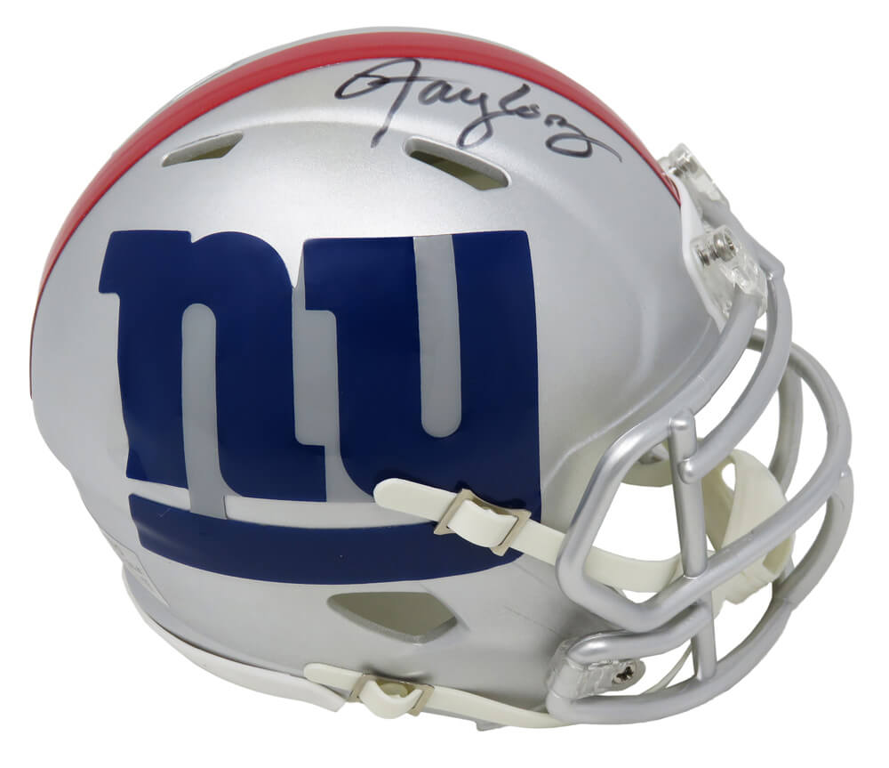 Lawrence Taylor Signed New York Giants AMP Alternate Series Riddell Speed Mini Helmet - TAYMIN323 - Lawrence Taylor Signed New York Giants AMP Alternate Series Riddell Speed Mini Helmet product image
