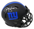 Lawrence Taylor Signed New York Giants Eclipse Black Matte Riddell Speed Mini Helmet - TAYMIN325 - Lawrence Taylor Signed New York Giants Eclipse Black Matte Riddell Speed Mini Helmet product image