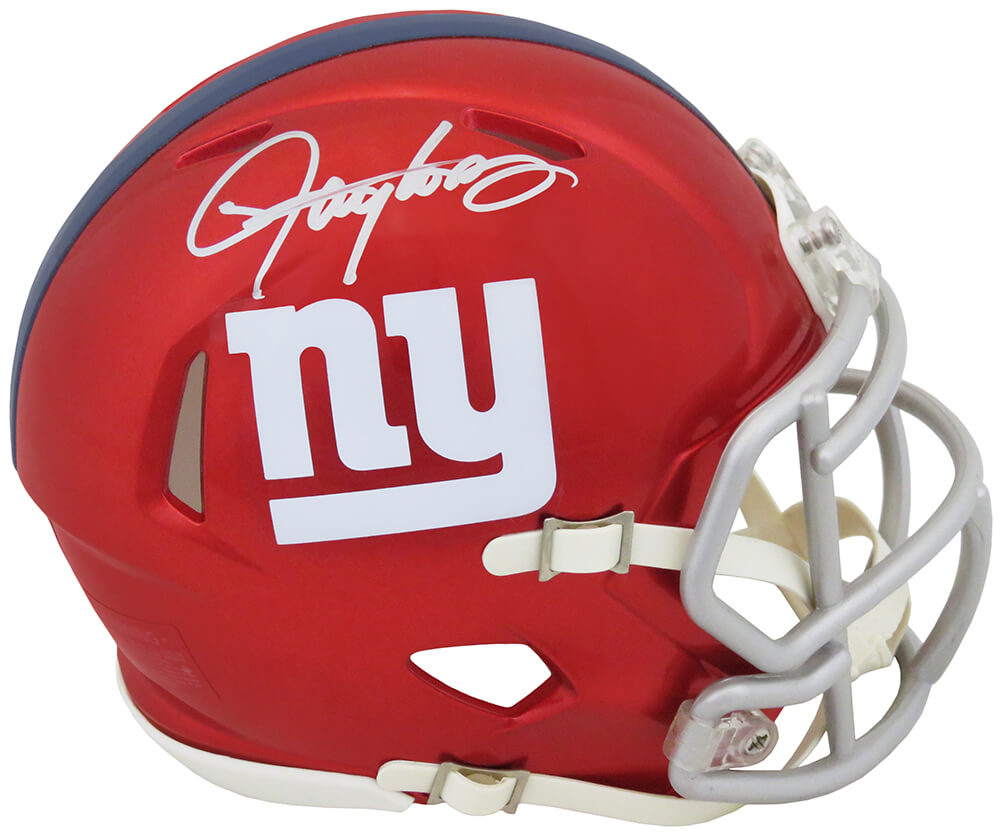 Lawrence Taylor Signed New York Giants FLASH Riddell Speed Mini Helmet - TAYMIN329 - Lawrence Taylor Signed New York Giants FLASH Riddell Speed Mini Helmet product image